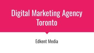 Digital Marketing Agency Toronto