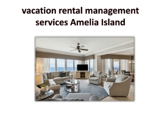 vacation rental management services Amelia Island