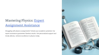 Hire an Expert for Mastering In Physics Assignment Help