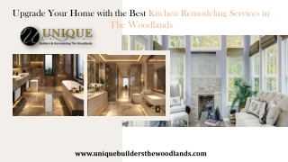 Best Kitchen Remodeling Services in The Woodlands