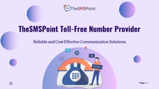 TheSMSPoint Toll-Free Number Provider