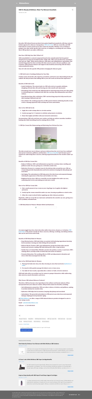 CBD for Beauty & Wellness: Must-Try Skincare Essentials