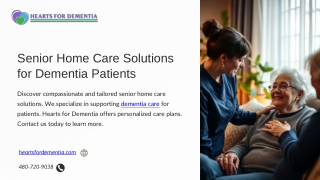 Senior Home Care Solutions for Dementia Patients