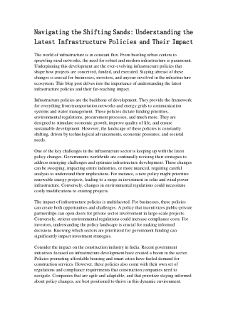 Navigating the Shifting Sands