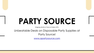 Wholesale Party Paper Products – Bulk Supplies for Every Occasion