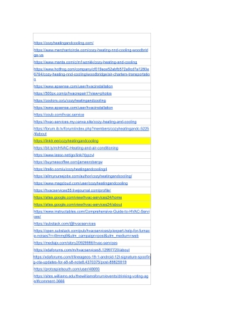 Cozy Heating and Cooling