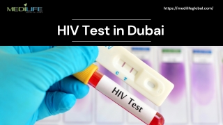 HIV Test in Dubai