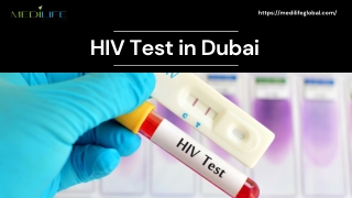 HIV Test in Dubai | Medilife Global