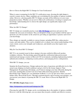MS-720 Dumps