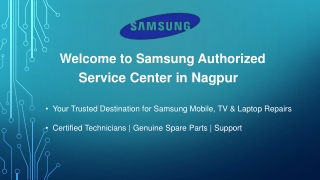 Samsung Authorized Service Center Near You - Trusted Repair In Nagpur