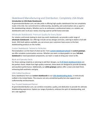 Water based and non hazardous materials