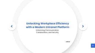 Unlocking Workplace Efficiency with a Modern Intranet Platform