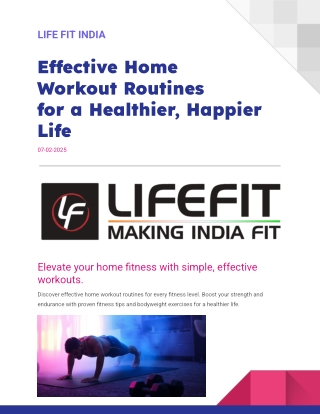 Home Workout Routines