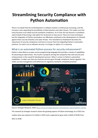 Streamlining Security Compliance with Python Automation