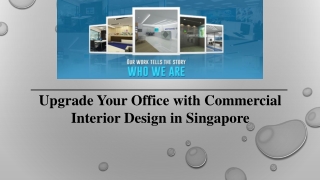 Upgrade Your Office with Commercial Interior Design in Singapore