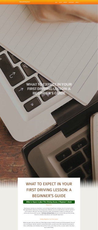 What to Expect in Your First Driving Lesson A Beginner’s Guide