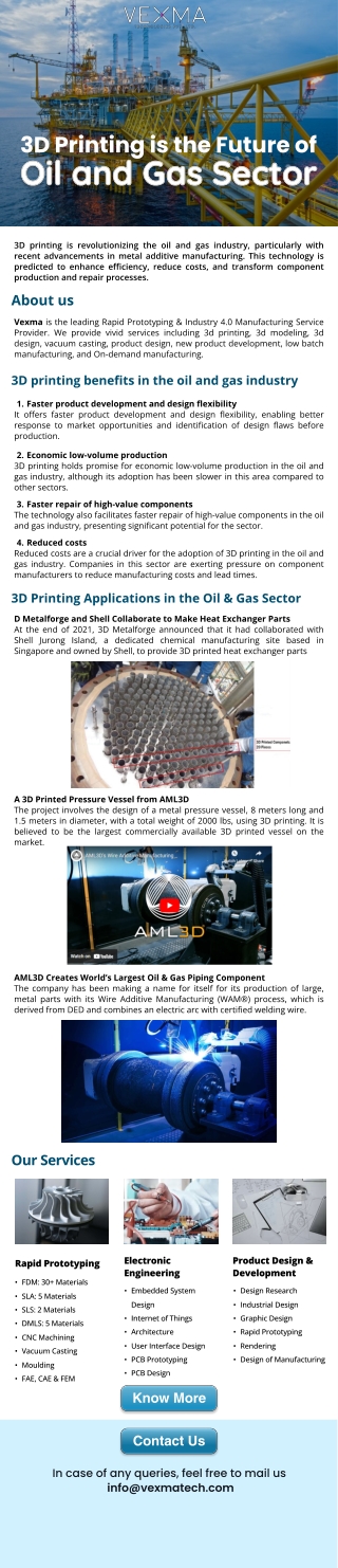 Oil and Gas industry