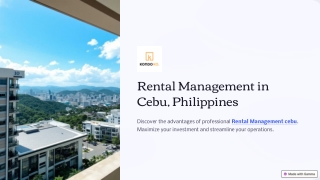 Kondo Ko Smart Rental Management for Cebu Properties
