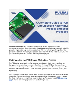Circuit Board Manufacturing Process_ From Design to Production