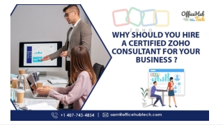 Why Should You Hire a Certified Zoho Consultant for Your Business