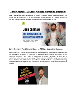 Super Affiliate System - John Crestani's Autowebinar Funnel