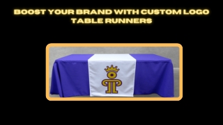 Boost Your Brand with Custom Logo Table Runners