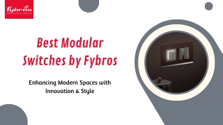 Best Modular Switches by Fybros
