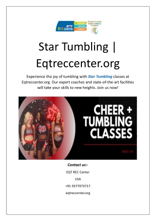 Star Tumbling | Eqtreccenter.org