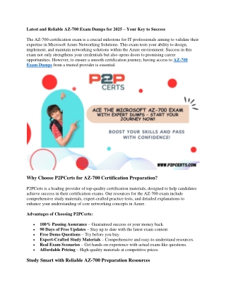 Authentic AZ-700 Practice Questions & Study Tips