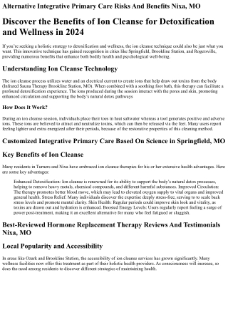 Affordable IV Therapy For Skin Health  Nixa, MO