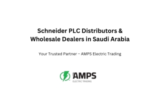 Schneider PLC Distributors -Dealers in Saudi Arabia