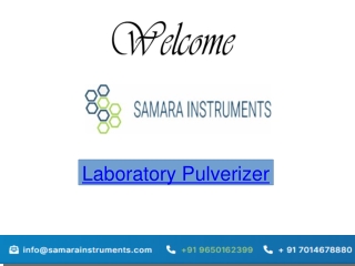 Laboratory Pulverizer