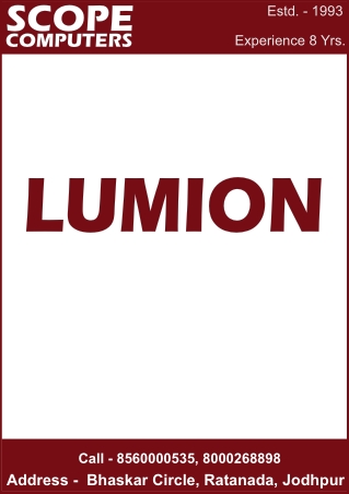Lumion syllabus