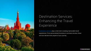 Destination services