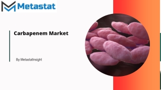 Carbapenem Market