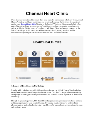 Chennai Heart Clinic