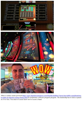 Can You Have An Edge The Actual Online Land Based Casino? Yes