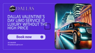 Dallas Valentines Day Limo Service is Luxury Without the High Price