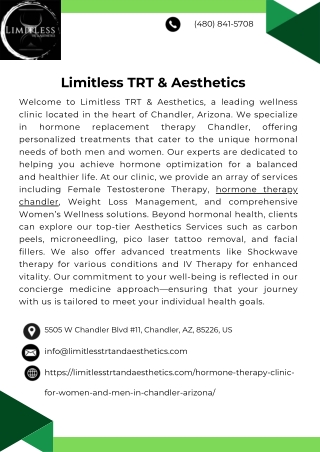 Limitless TRT & Aesthetics