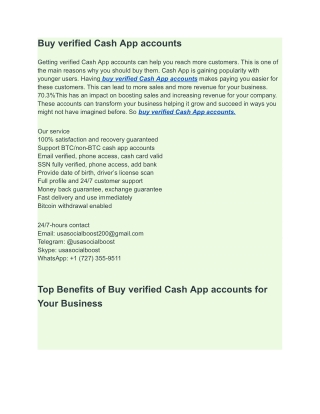 How to Buy, Verified Cash App Accounts in 2025