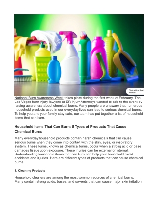 Corey Eschweiler: Household Items That Can Cause Burn Injuries