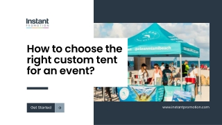Selecting the Perfect Custom Tent for Your Event