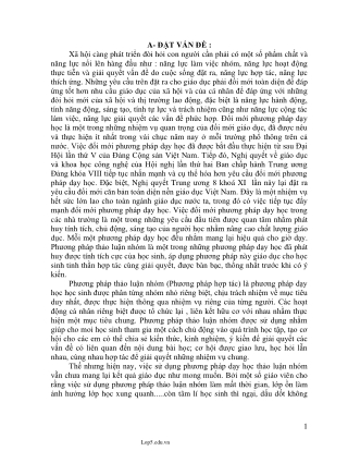 SKKN Sử dụng phương pháp thảo luận nhóm trong dạy học môn Giáo dục công dân 9