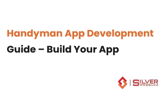 Handyman App Development Guide – Build Your App