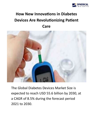 Diabetes Devices Market