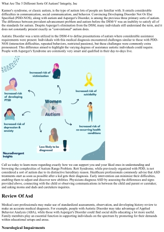 Translating The Range: Different Sorts Of Autism Discussed: Abacus Treatments
