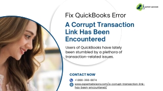 Effective Solutions for QuickBooks Corrupt Transaction Link Errors