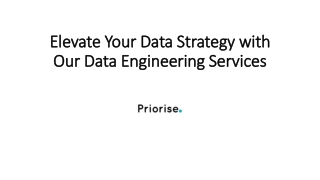 Elevate Your Data Strategy with Our Data Engineering