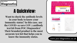 Top-Rated Covid 19 Sars COV 2 Antibody Test Kit| High-Rated Medicare Products Su