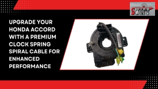 Honda Accord Clock Spring Spiral Cable